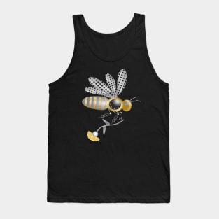 Bee Metalic Tank Top